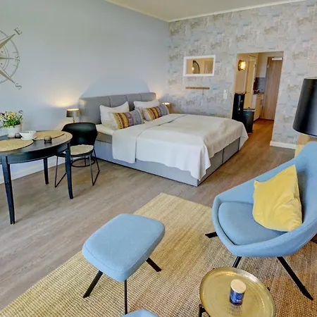 Fewo1846 - Marina Del Rey - Elegantes Studioapartment Mit Meerblick Und Eigenem Strandkorb