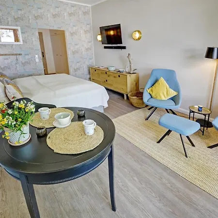 Fewo1846 Intermar - Marina Del Rey - Elegantes Studioapartment Mit Meerblick Und Eigenem Strandkorb Apartmán