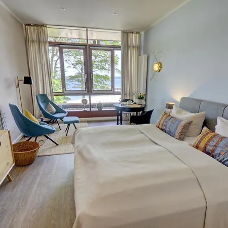 Fewo1846 Intermar - Marina Del Rey - Elegantes Studioapartment Mit Meerblick Und Eigenem Strandkorb Apartmán *