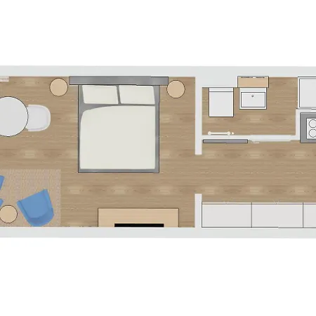 Fewo1846 - Marina Del Rey - Elegantes Studioapartment Mit Meerblick Und Eigenem Strandkorb