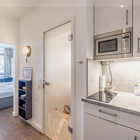 Апартаменты Fewo1846 - Marina Del Rey - Elegantes Studioapartment Mit Meerblick Und Eigenem Strandkorb *