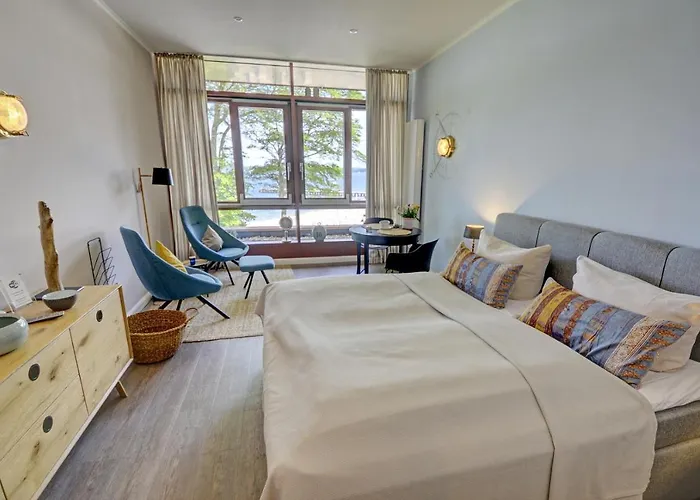 Fewo1846 Intermar - Marina Del Rey - Elegantes Studioapartment Mit Meerblick Und Eigenem Strandkorb Lägenhet *