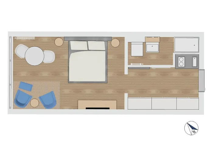 Fewo1846 Intermar - Marina Del Rey - Elegantes Studioapartment Mit Meerblick Und Eigenem Strandkorb