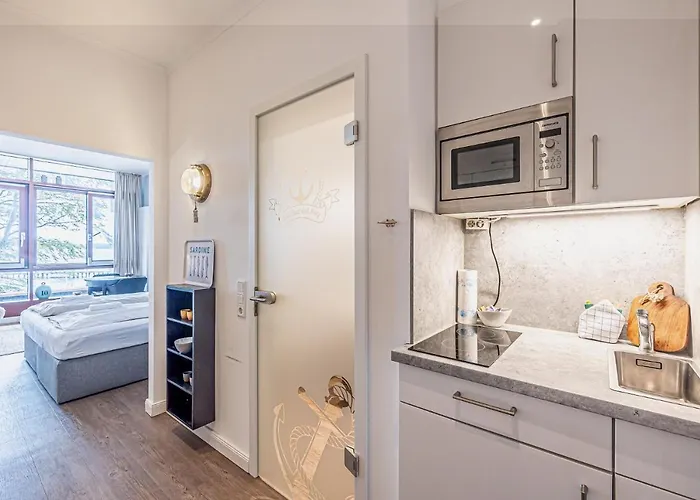 Lägenhet Fewo1846 Intermar - Marina Del Rey - Elegantes Studioapartment Mit Meerblick Und Eigenem Strandkorb *